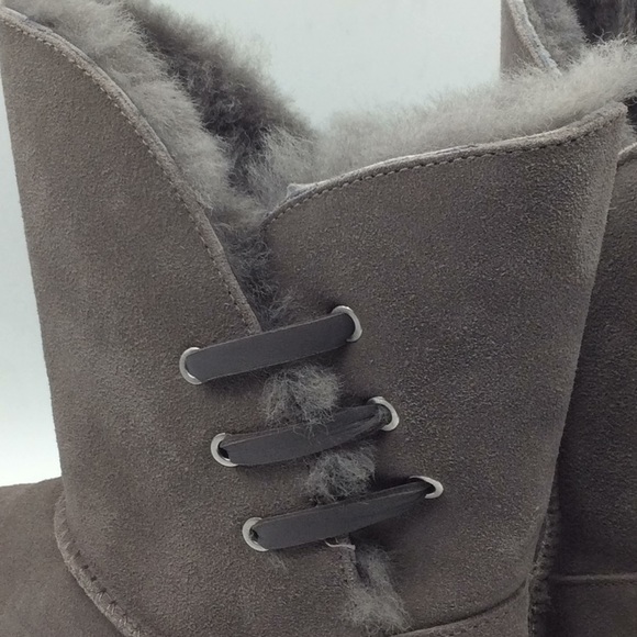 UGG Constantine Suede Charcoal Grey Boots - Picture 7 of 8